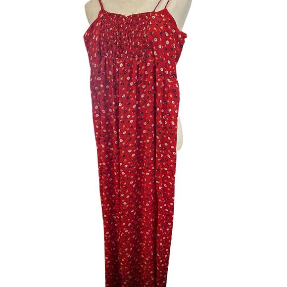 Madewell Ruched Wide Leg Jumpsuit in Prairie Posies, Size 6 - Picture 5 of 9